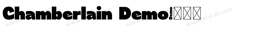 Chamberlain Demo字体转换
